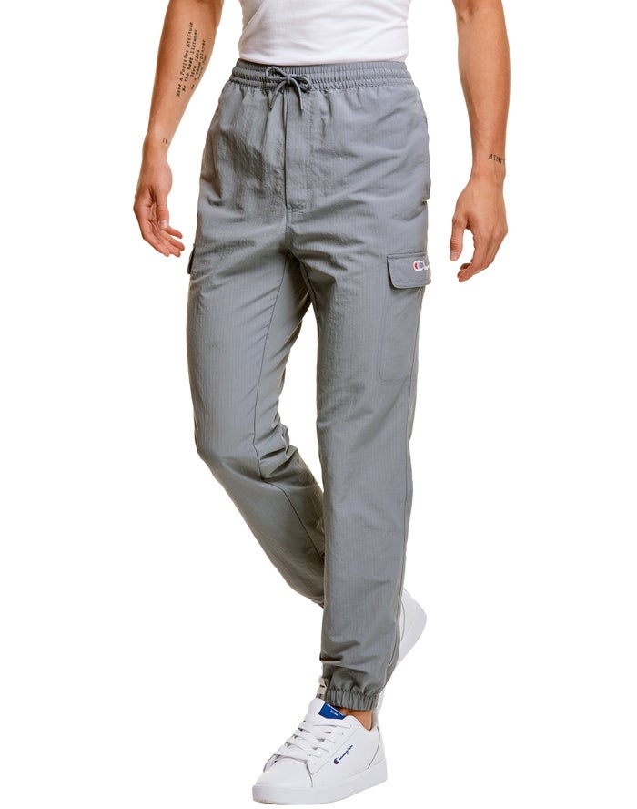 Pantalones Champion Hombre - Ripstop Nylon ( Gris ) 9142750-YI